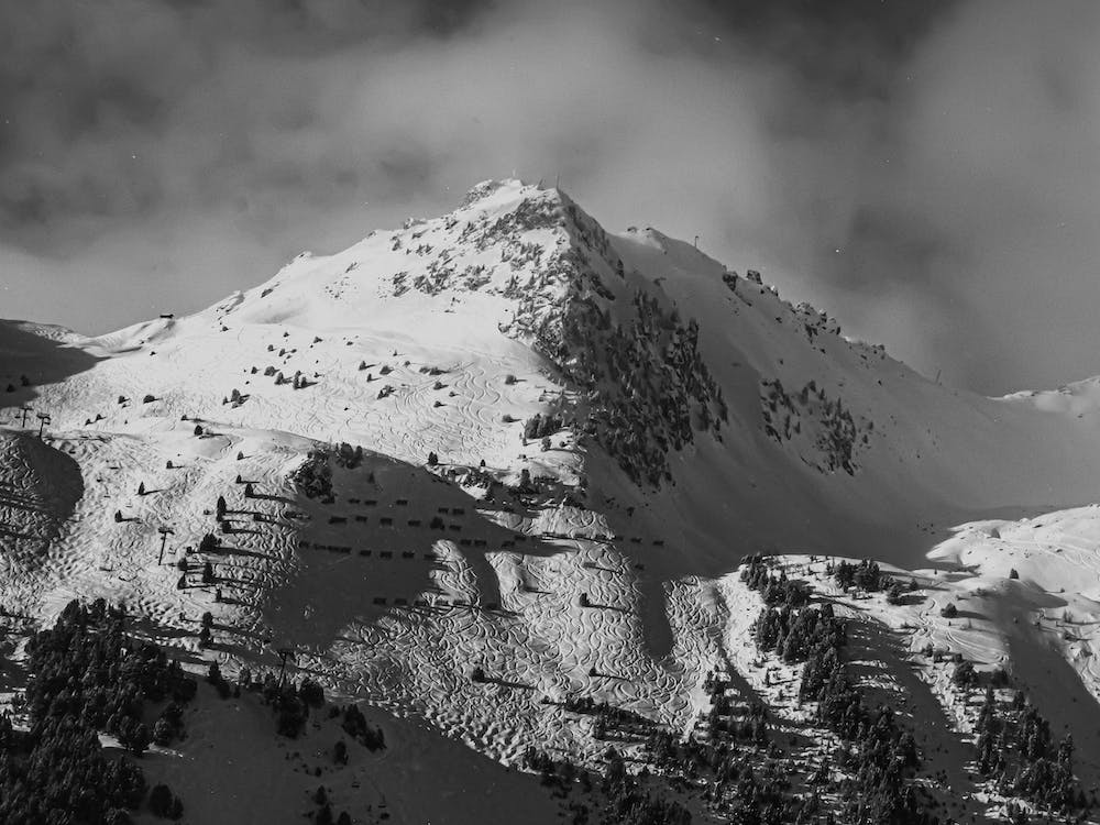 Black And White Mountain
