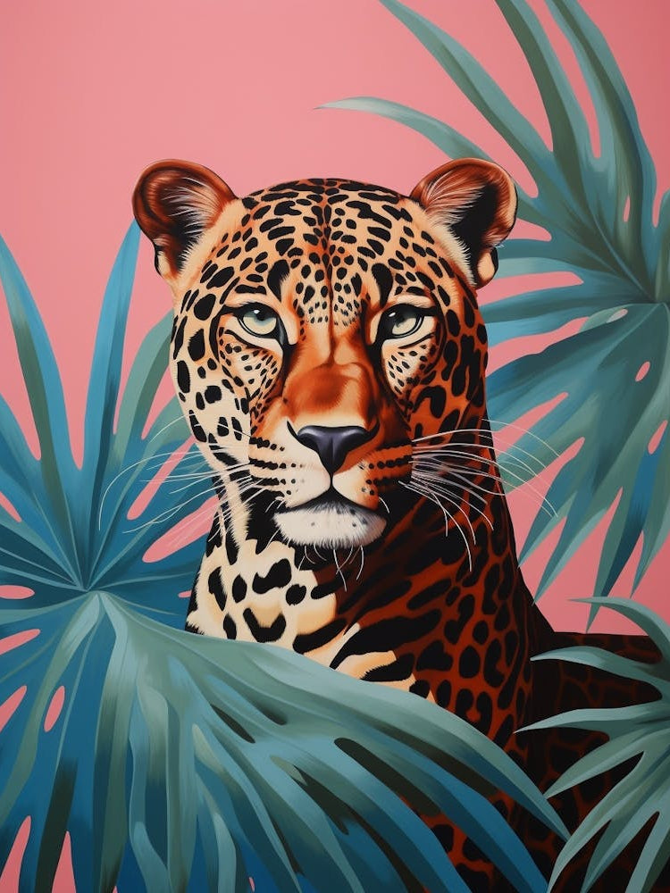 Leopard 3 Tropical Animal Portrait