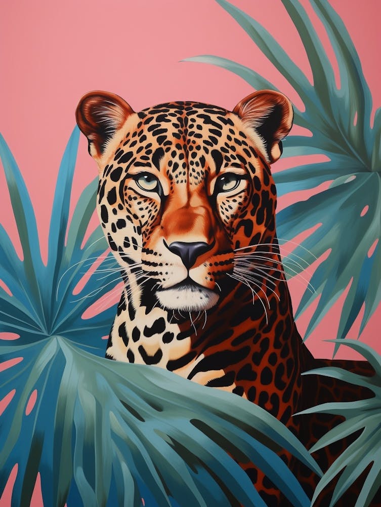Leopard 3 Tropical Animal Portrait