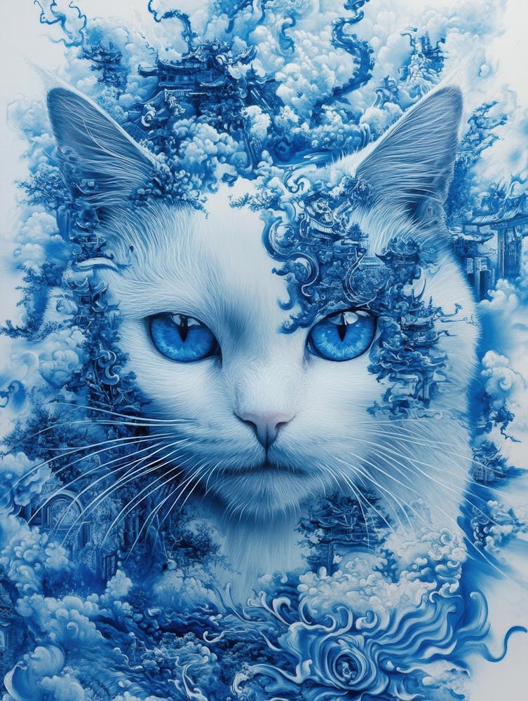 Cat With Blue Eyes 4