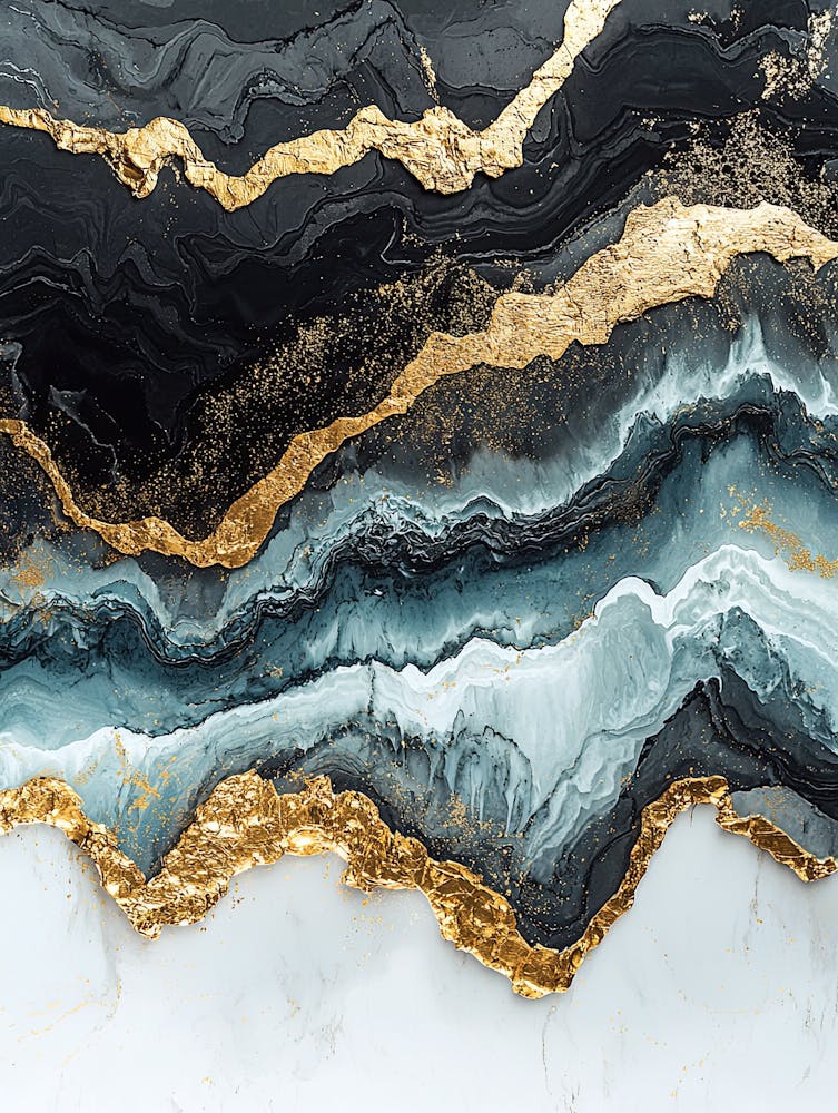 Pindus Golden Peaks - Abstract Earth