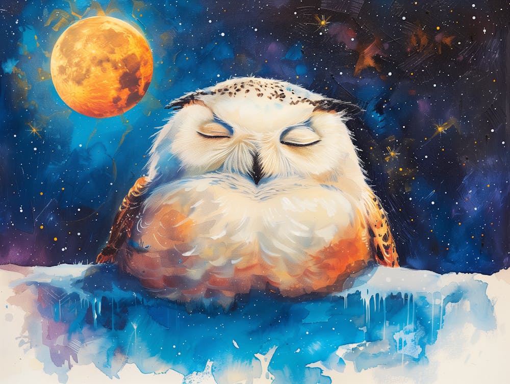 Snowy-Owls in the Polar Nights 2