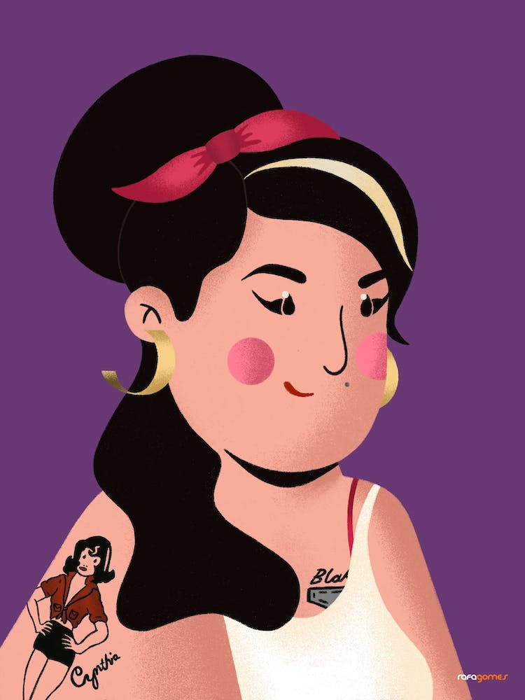 Amy Winehouse Portrait