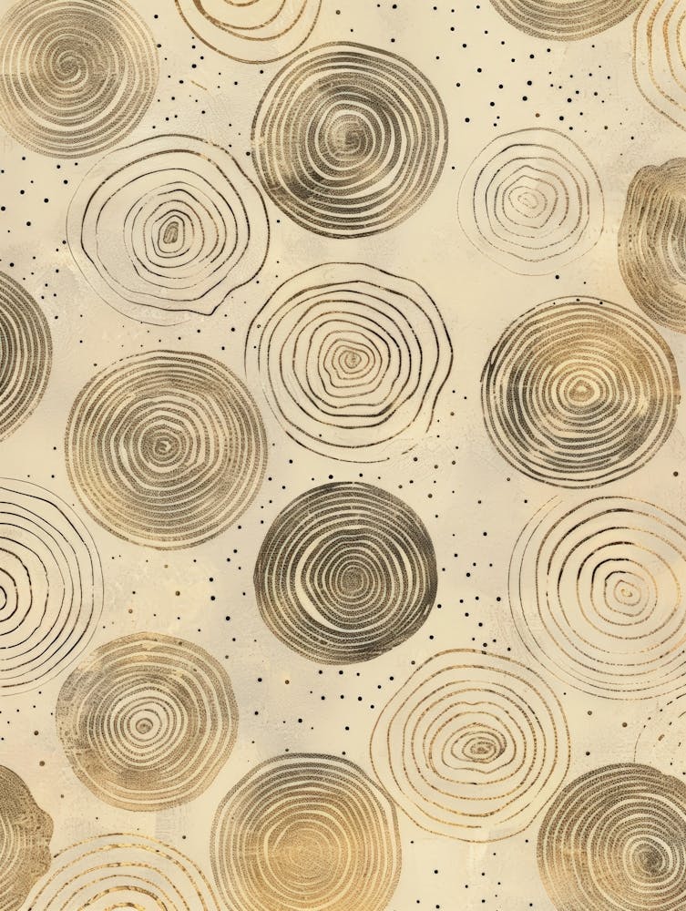 Circles - Beige