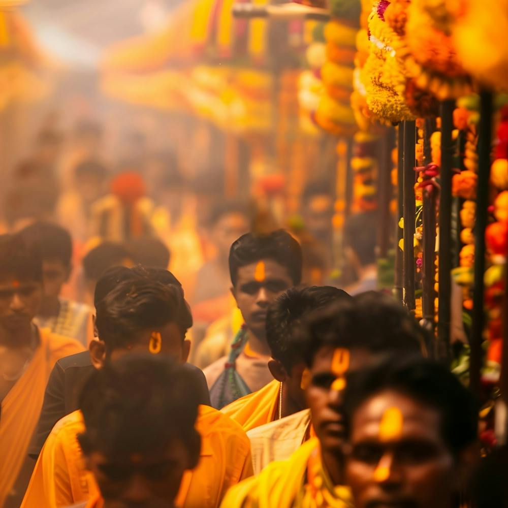 Hindu Festival In Varanasi
