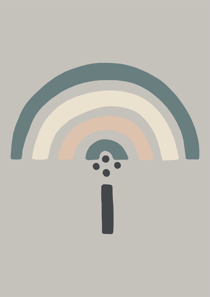 Inspired Natural Rainbow Stone