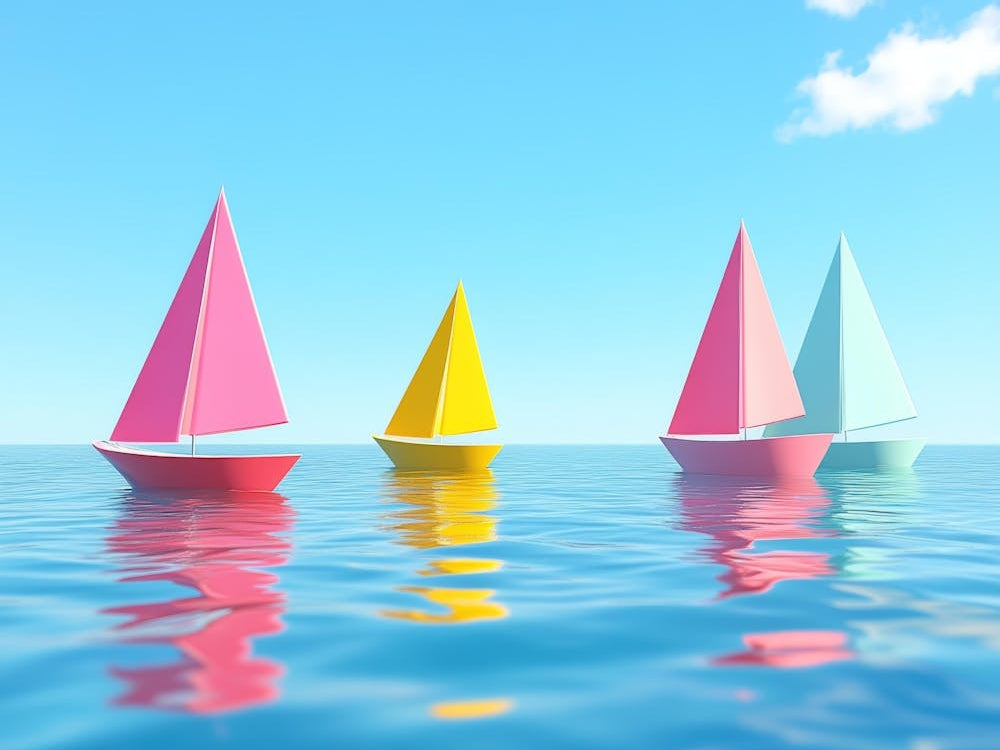 Sailboats In The Sea 15