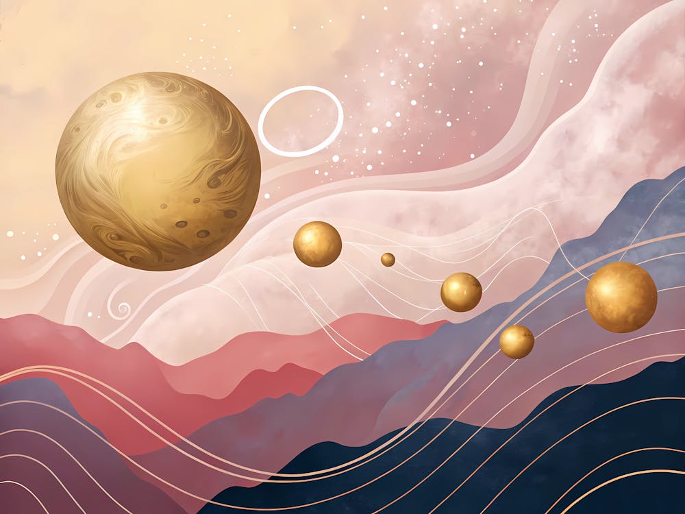 Planètes dans l'Espace 1
