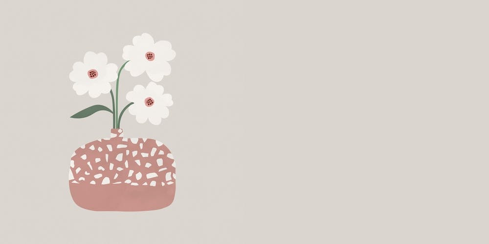 Terrazzo And Flowers