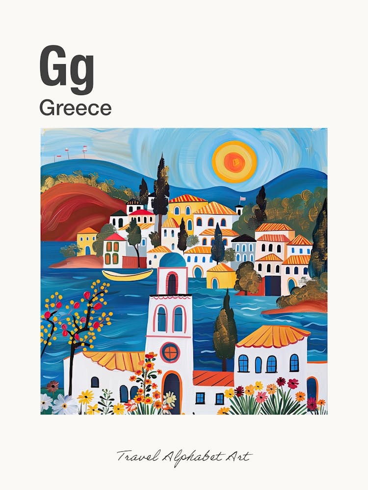 Kids Travel Alphabet  Greece 4
