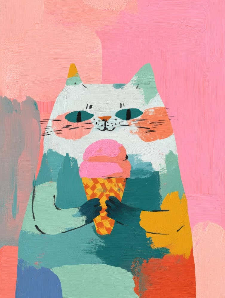 Ice Cream Cat 12