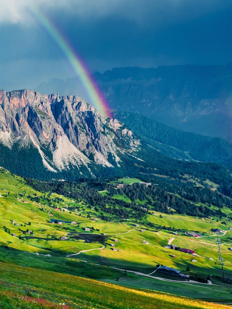 Rainbow Over The Dolomites