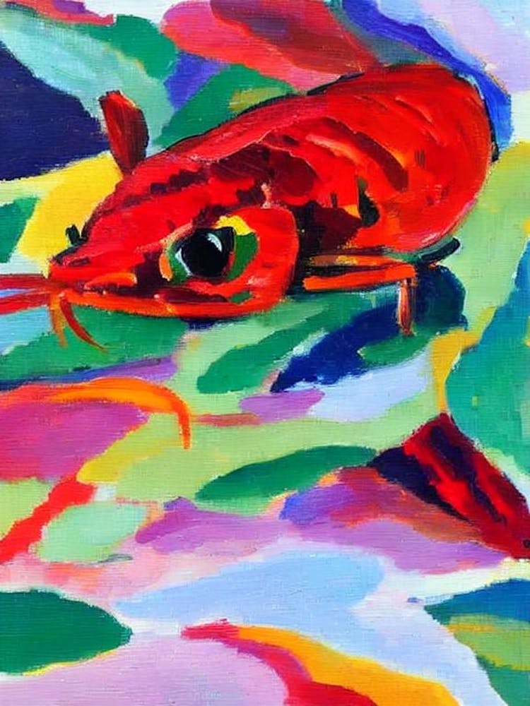 Emperor Shrimp Matisse Inspired