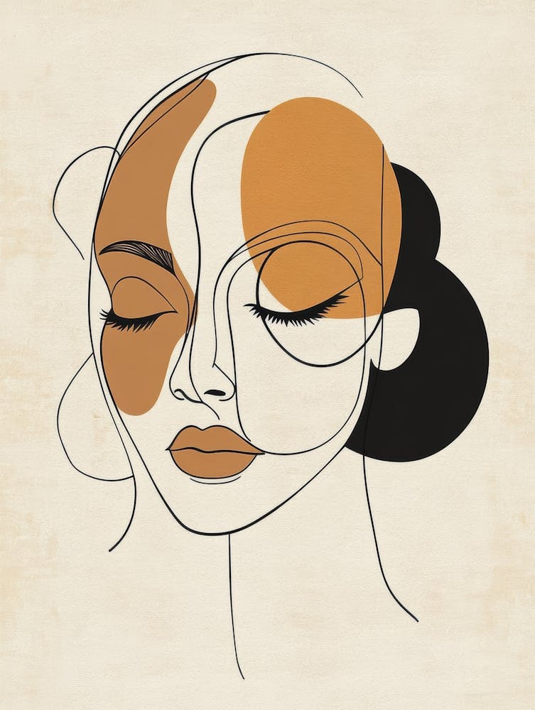 Abstract Woman'S Face 33