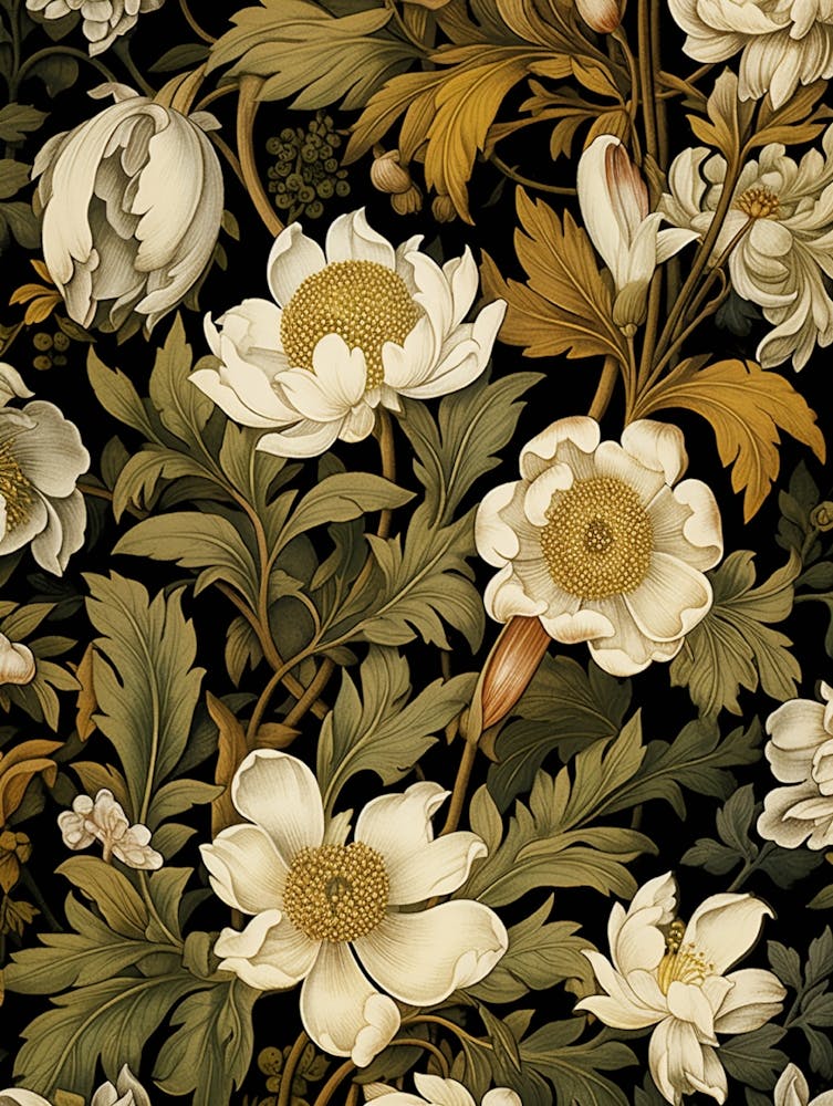 Papier Peint Floral 136