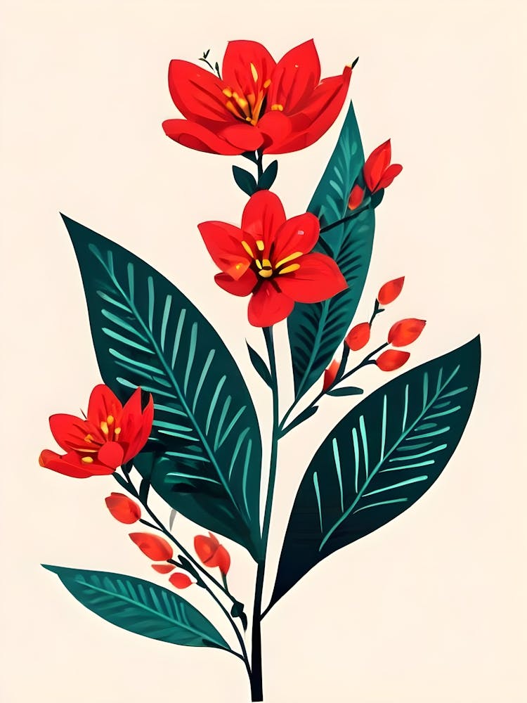 Red Flowers 2