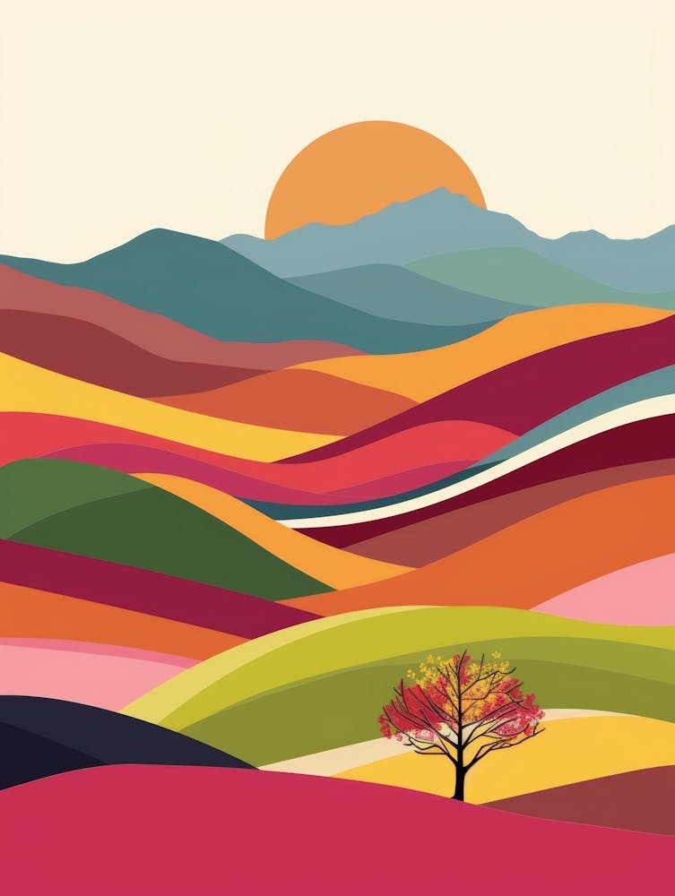 Abstrakte Landschaftsmalerei 31