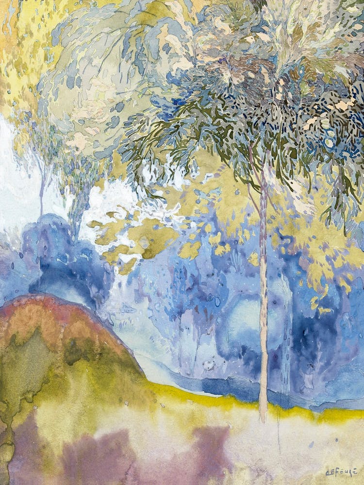 Tree Rich Landscape, Georges De Feure (1878–1943)