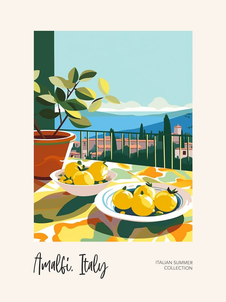 Amalfi, Italy Lemons 7 Italian Summer Collection
