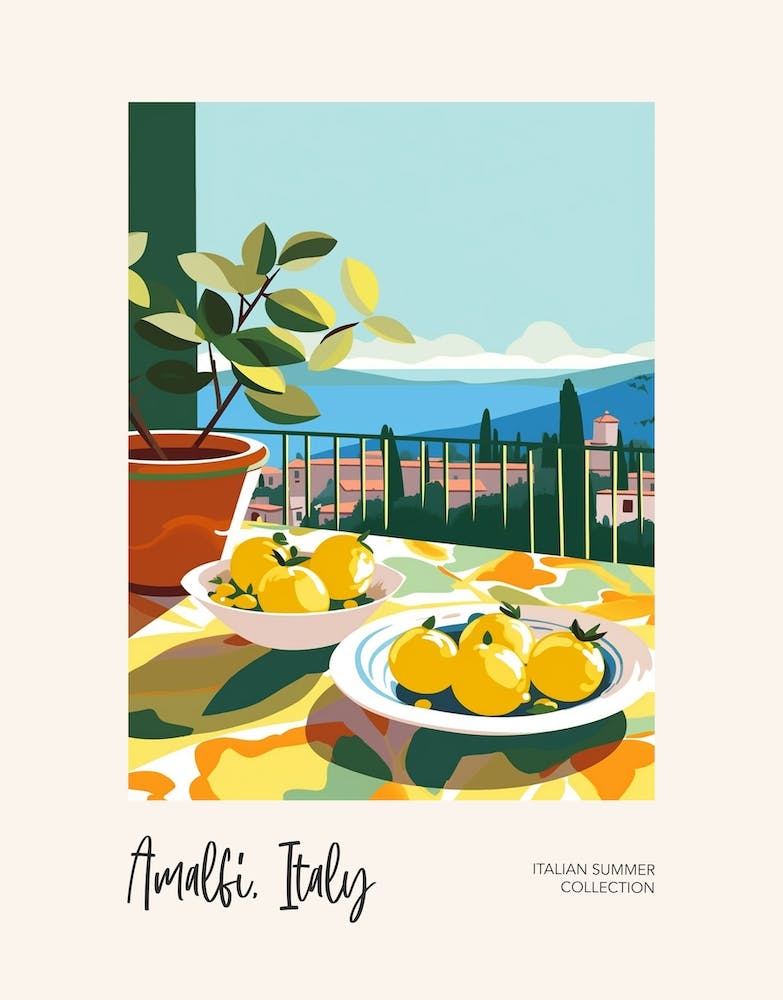 Amalfi, Italy Lemons 7 Italian Summer Collection