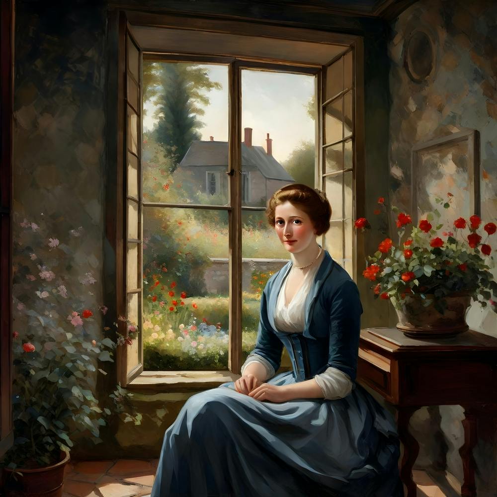 Lady By The Window