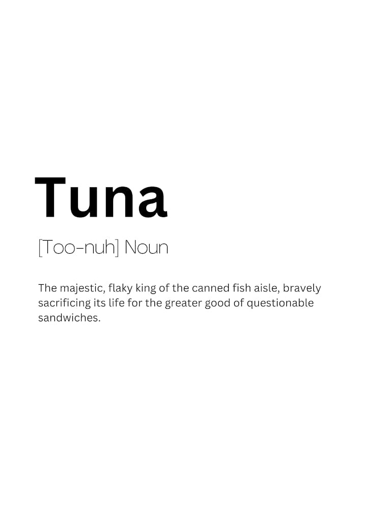 Tuna Definition Meaning