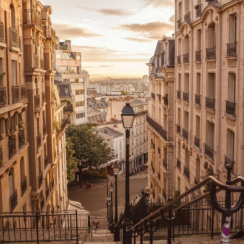 Montmartre Sunrise Paris Square