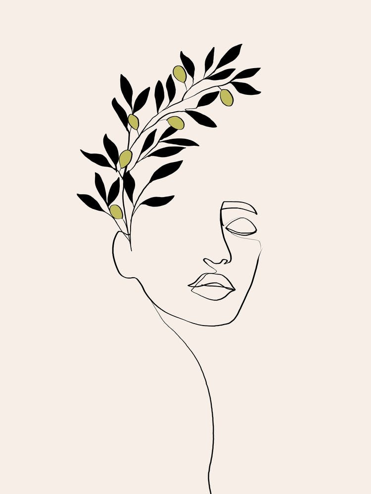 Woman With Olive Branch