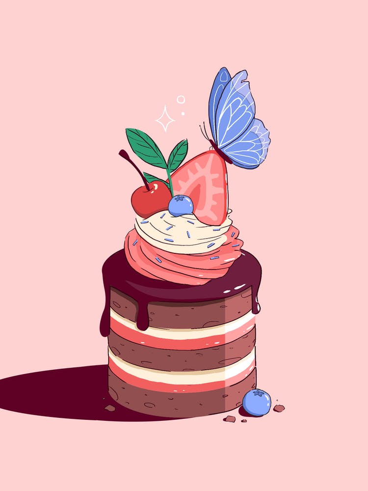 Cake Illustration