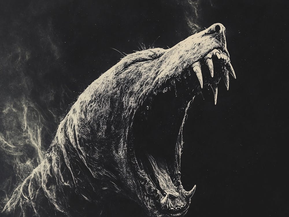 Wolf Roaring