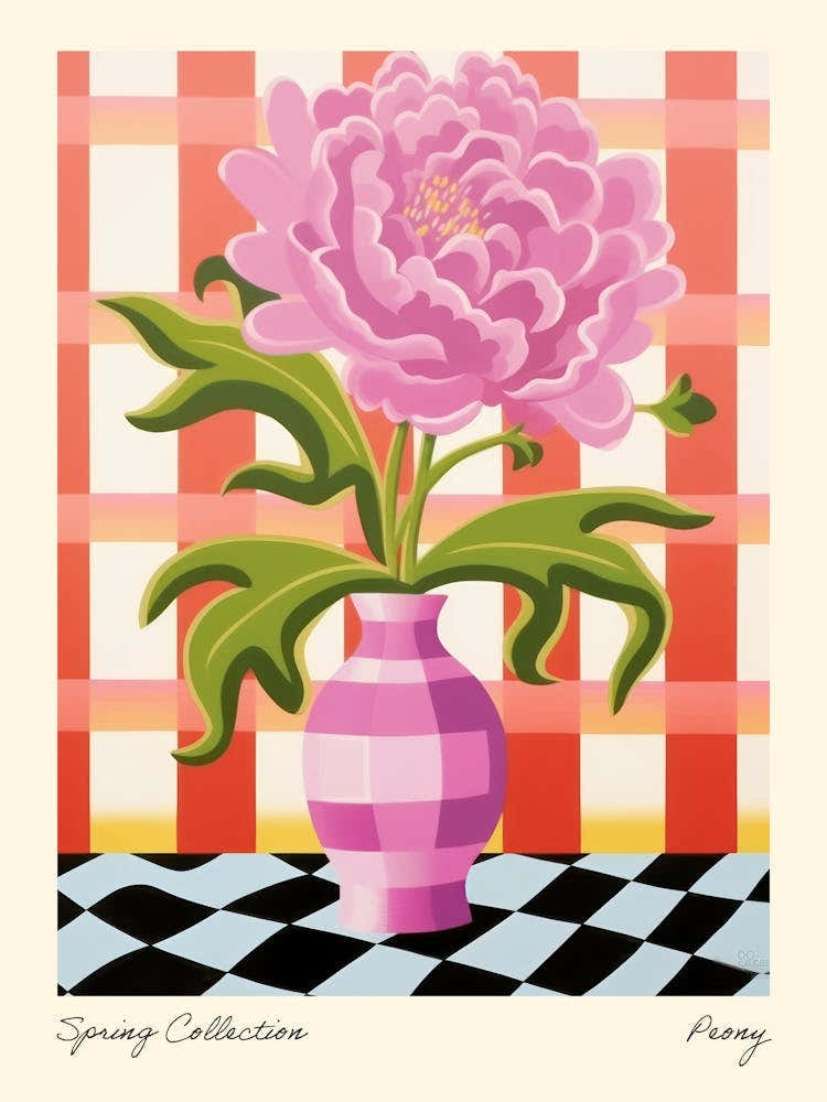 Spring Collection Peony Flower Vase 2