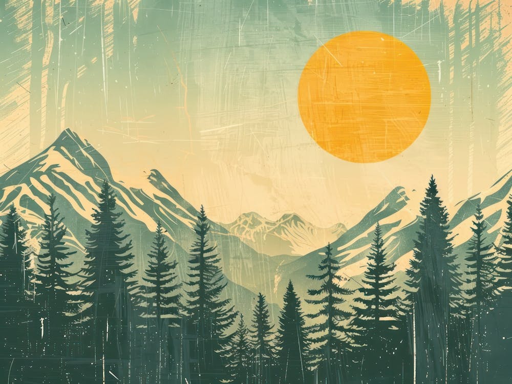 Landscape Forest Illustration 3