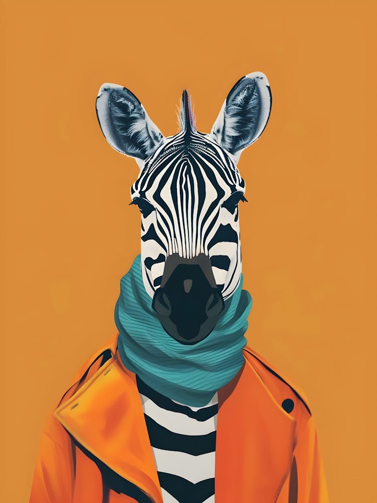 Zebra Canvas Print 1