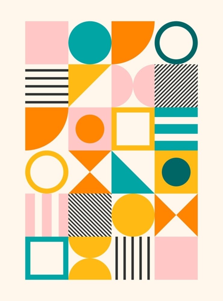 Geometric Abstract Painting