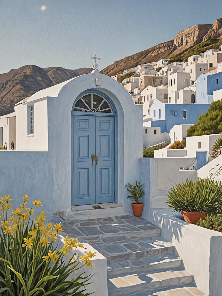 Greek Island Church