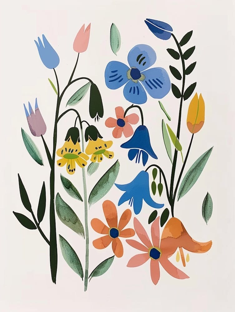 Fleurs Peintes Jacinthe des bois 4