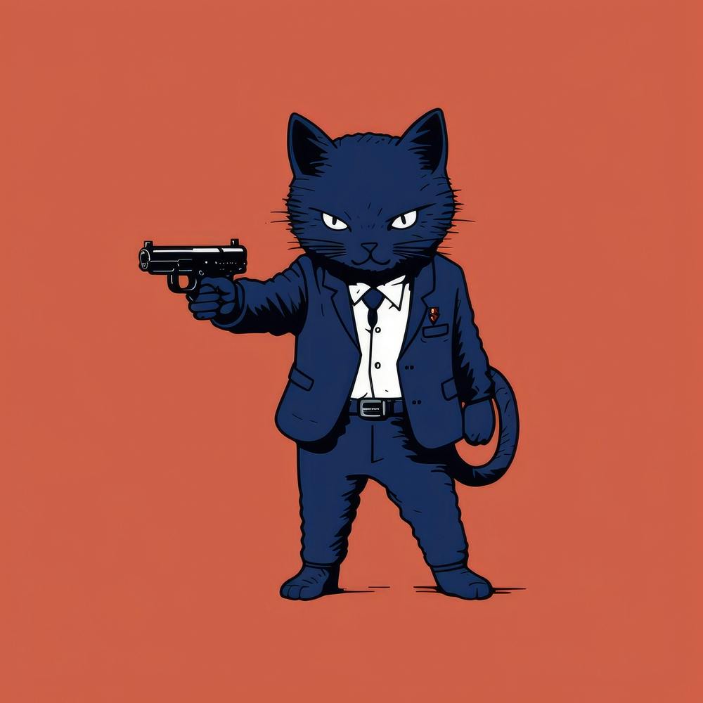 Cat In Suit