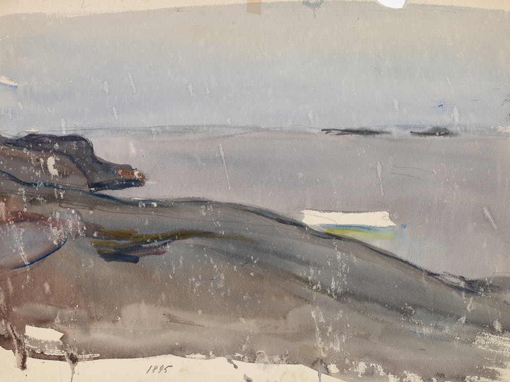 Maritime Landscape, 1905 By Magnus Enckell