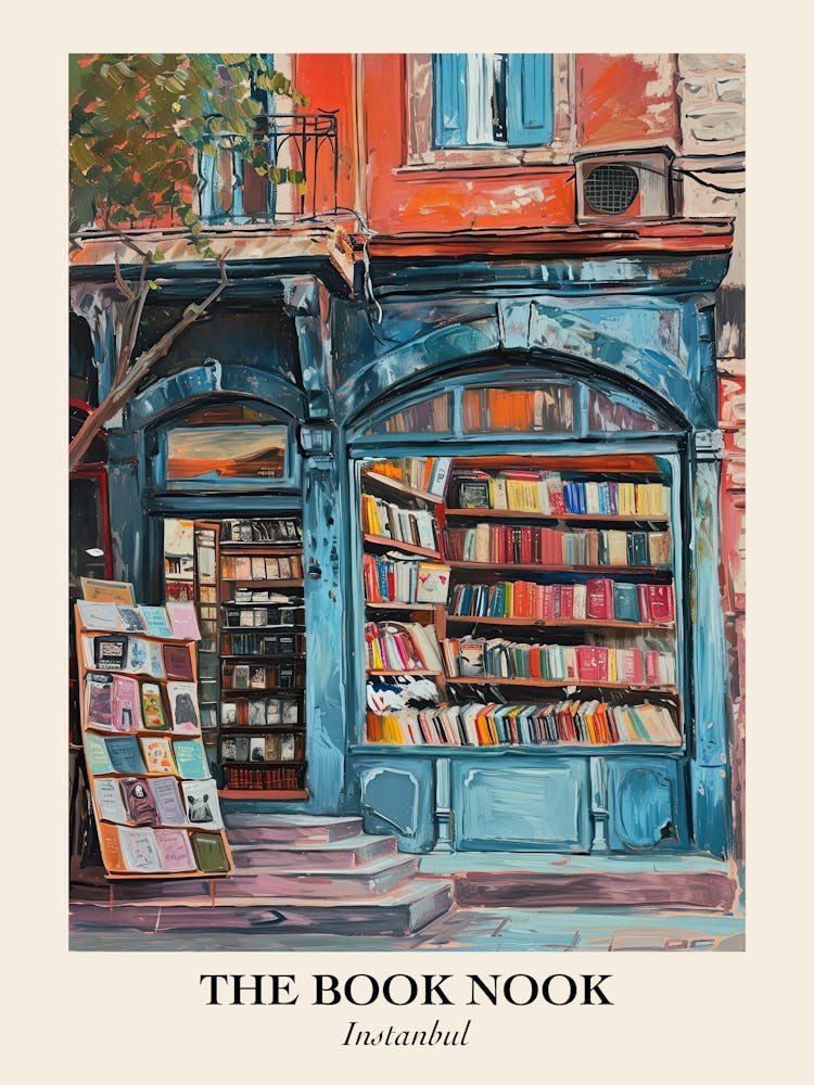 Instanbul Book Nook Bookshop 3 Poster