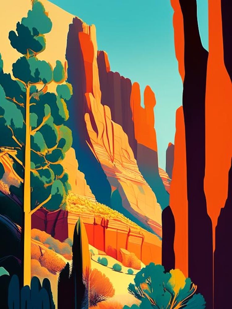 Bryce Canyon National Park United States Of America Pop Matisse