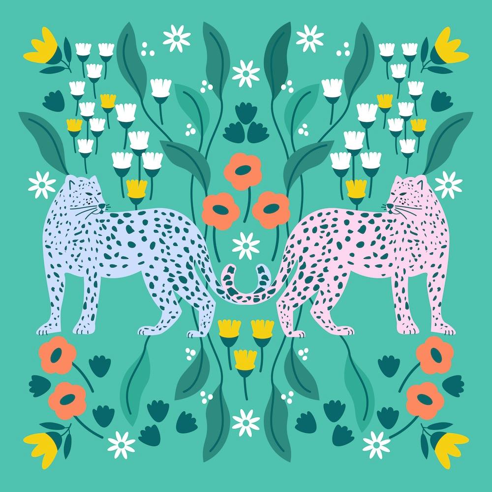 Leopards In Bloom
