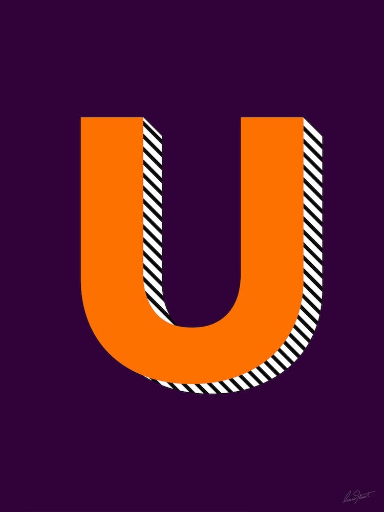 Letter U