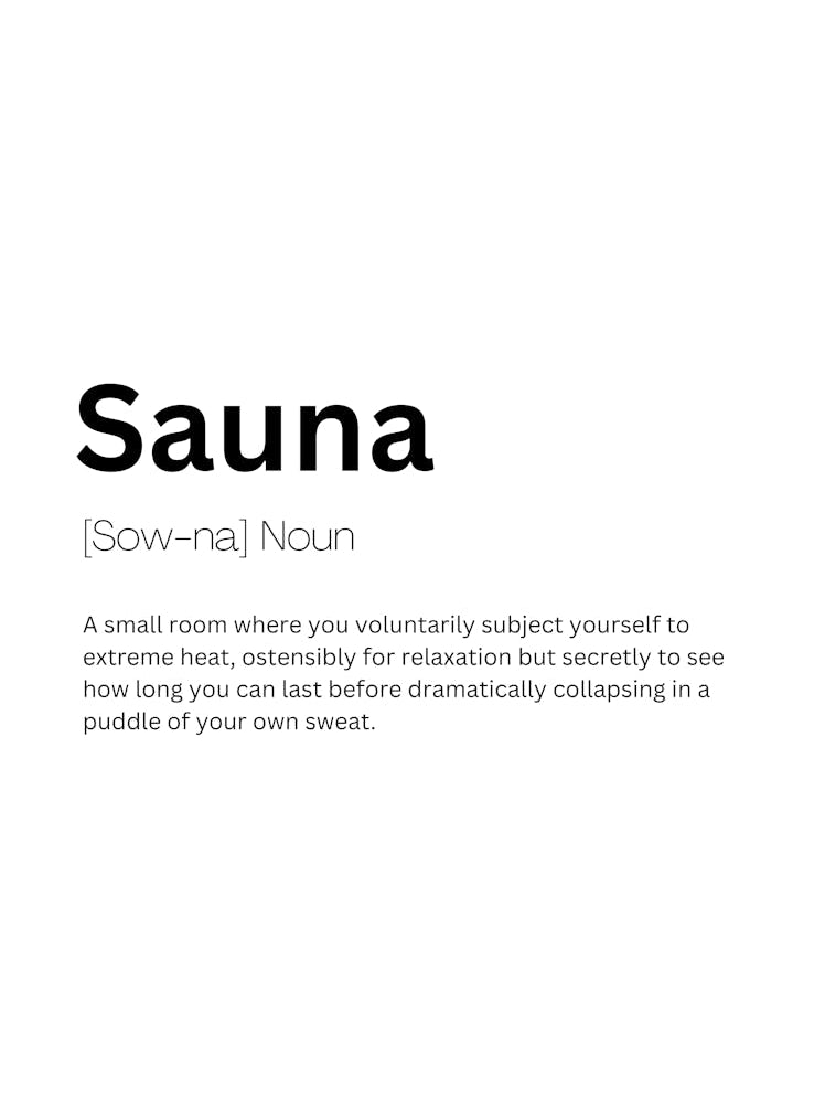 Sauna Definition Meaning