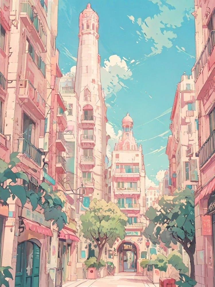 Anime City Street 1