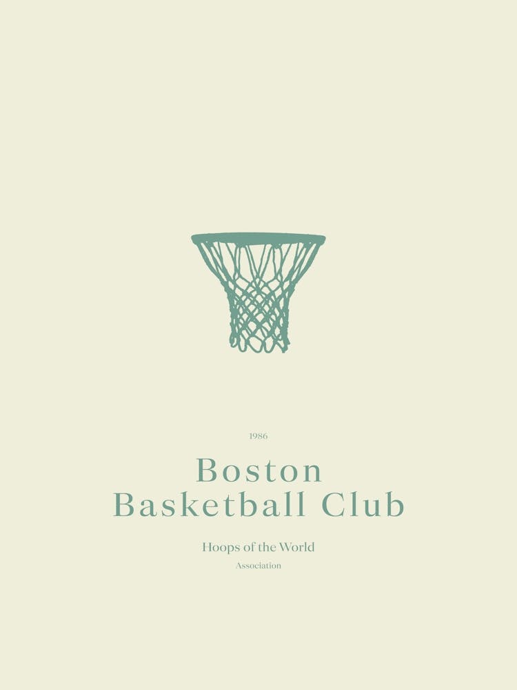 Boho Retro Sports 6 Basketball Hoop 4