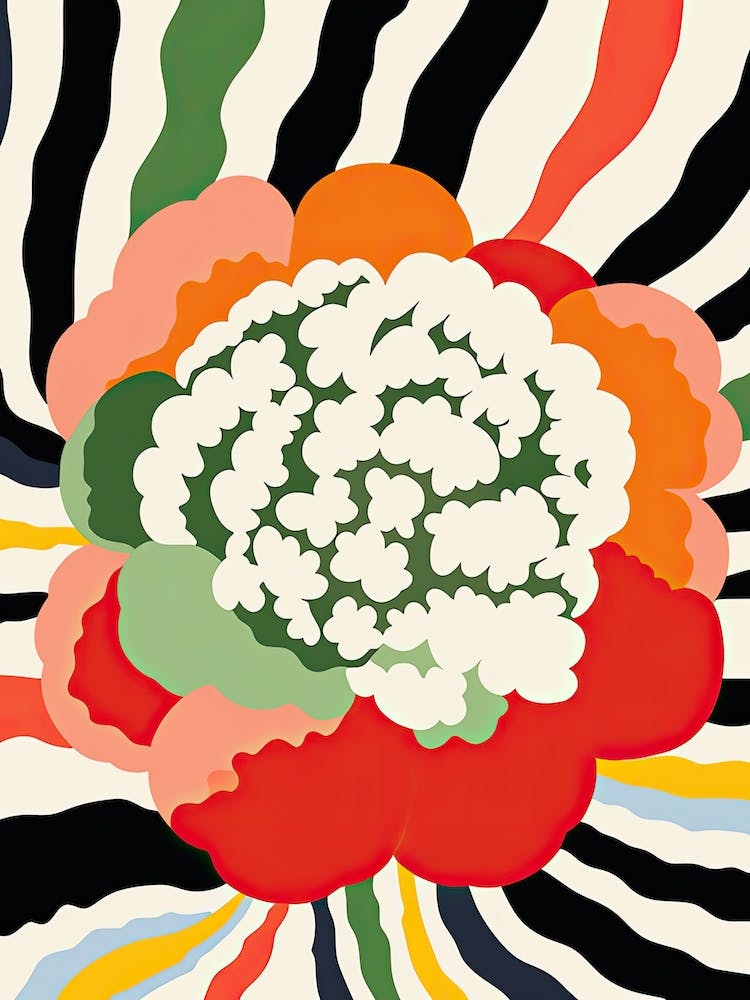 Cauliflower Summer Illustration 2