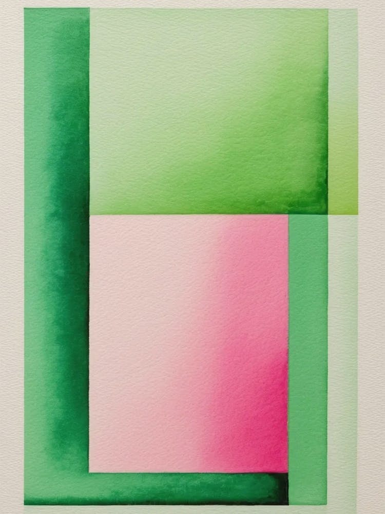 Abstraktes Aquarellgemälde 6
