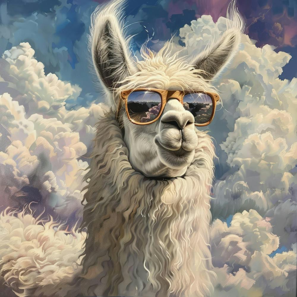 Llama In Sunglasses 4