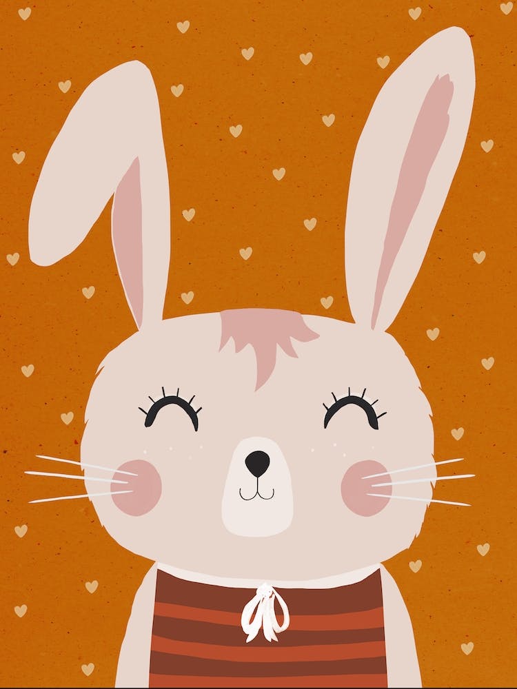Glücklicher Hase