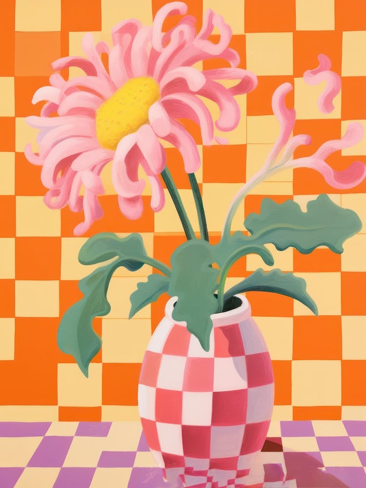 Marigolds Flower Vase 1